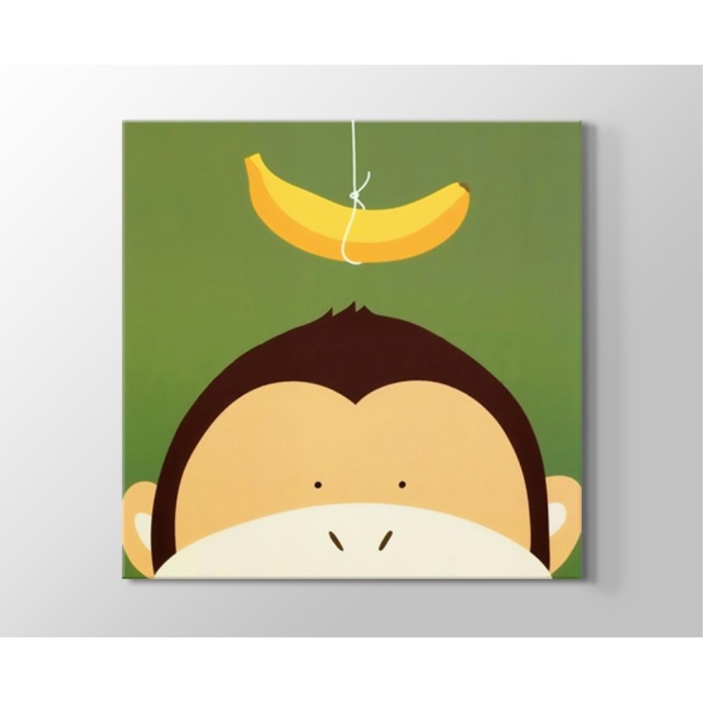 Monkey and the Banana Kanvas Tablo