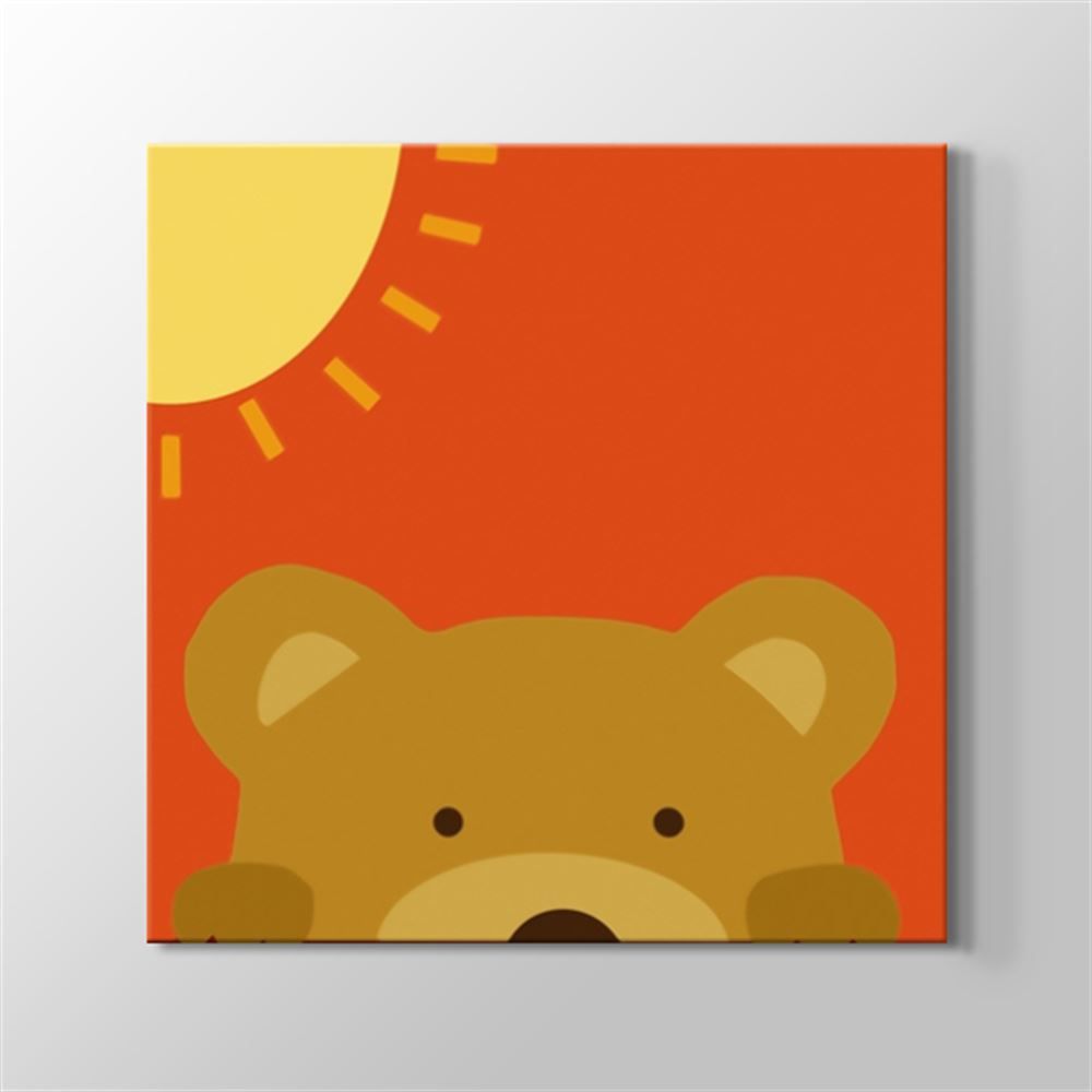 Sun and Bear Kanvas Tablo