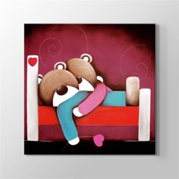 Lovely Bears Kanvas Tablo