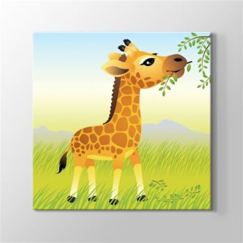 Giraffe Kanvas Tablo