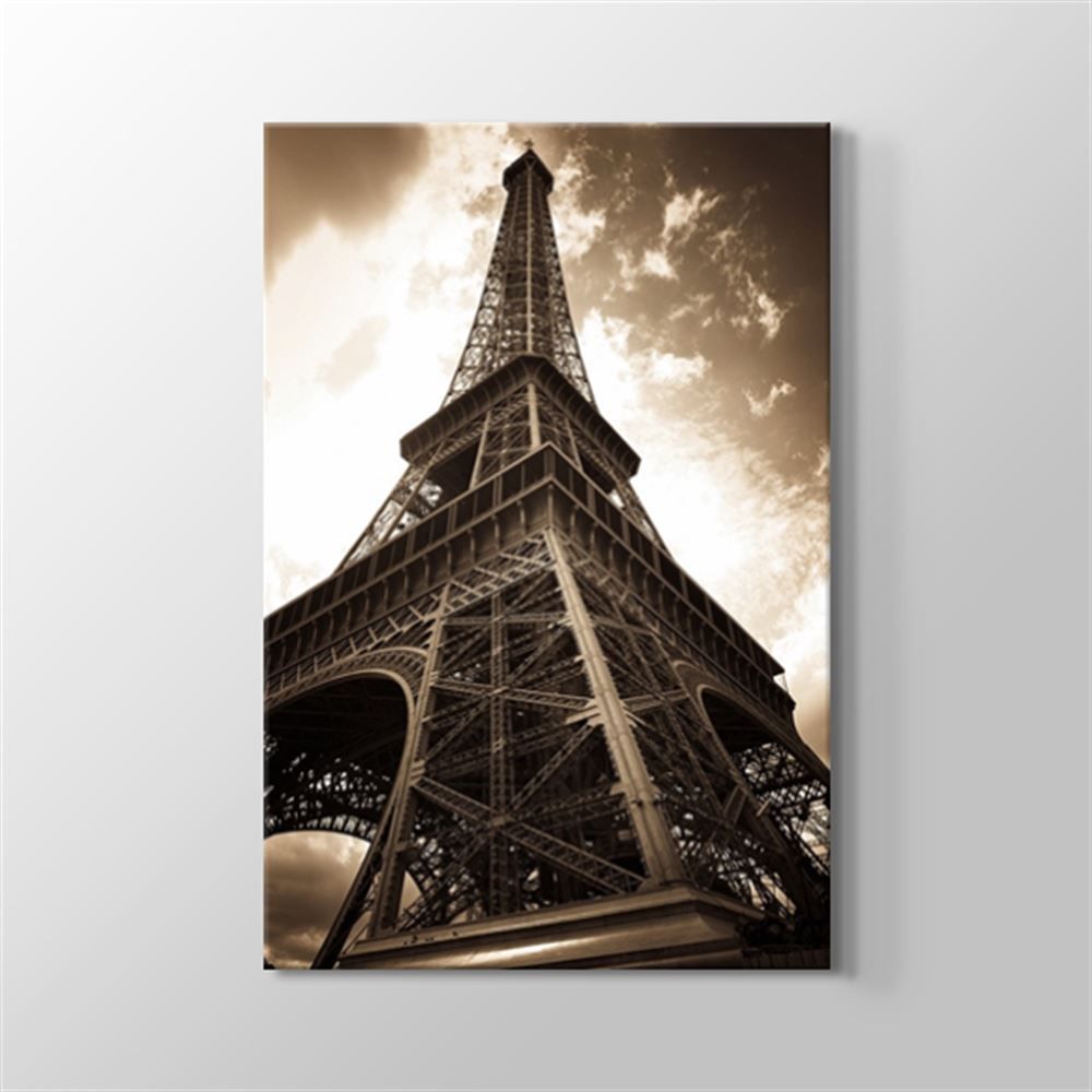 Paris - Eiffel Tower Perspective II Kanvas Tablo