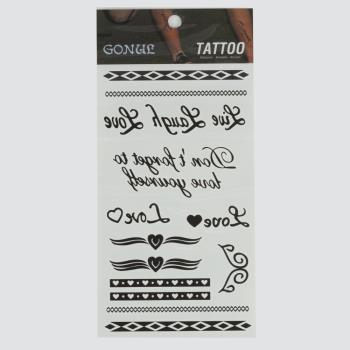 Figürlü Tattoo Dövme Sticker