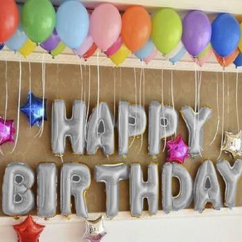 Happy Birthday Set Folyo Balon 30*40 (Mutlu Yıllar)