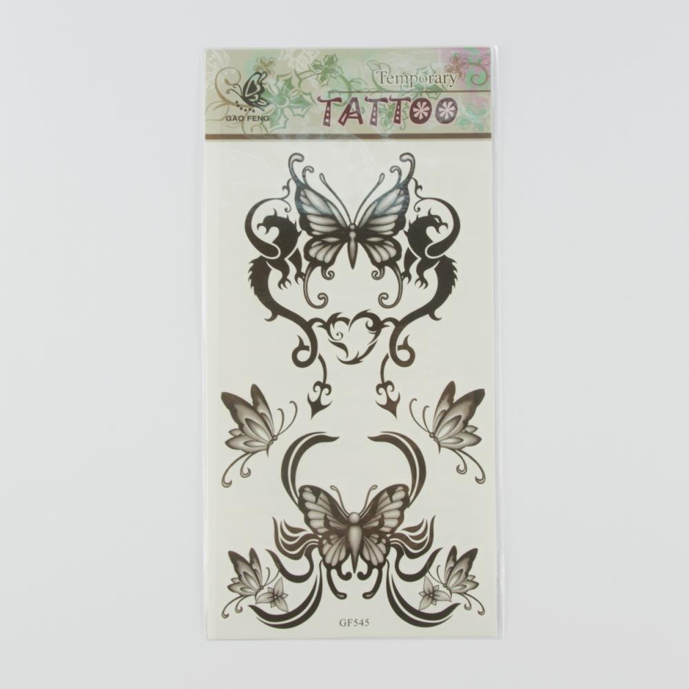 Kelebek Kanat Figürlü Tattoo Dövme Sticker