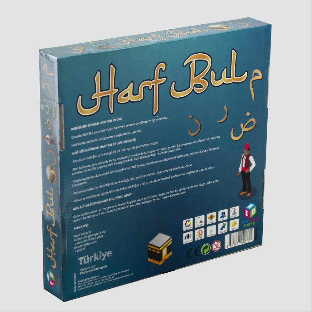 Arapça Harf Bul Kutulu Zeka Oyunları Hobi Dünyası