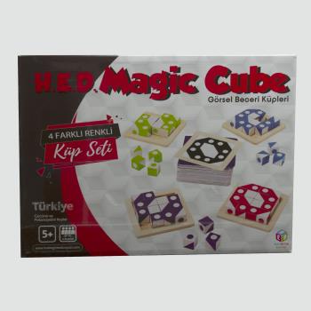Magic Cube Görsel Beceri Küpleri Oyunu Hobi Eğitim Dünyası