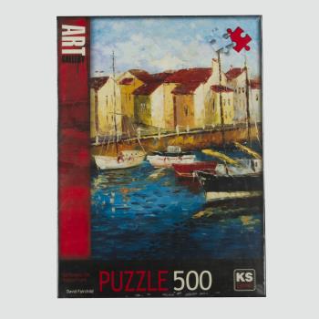 Sahildeki Yelkenli Gemiler 500 Parça Puzzle (11339)