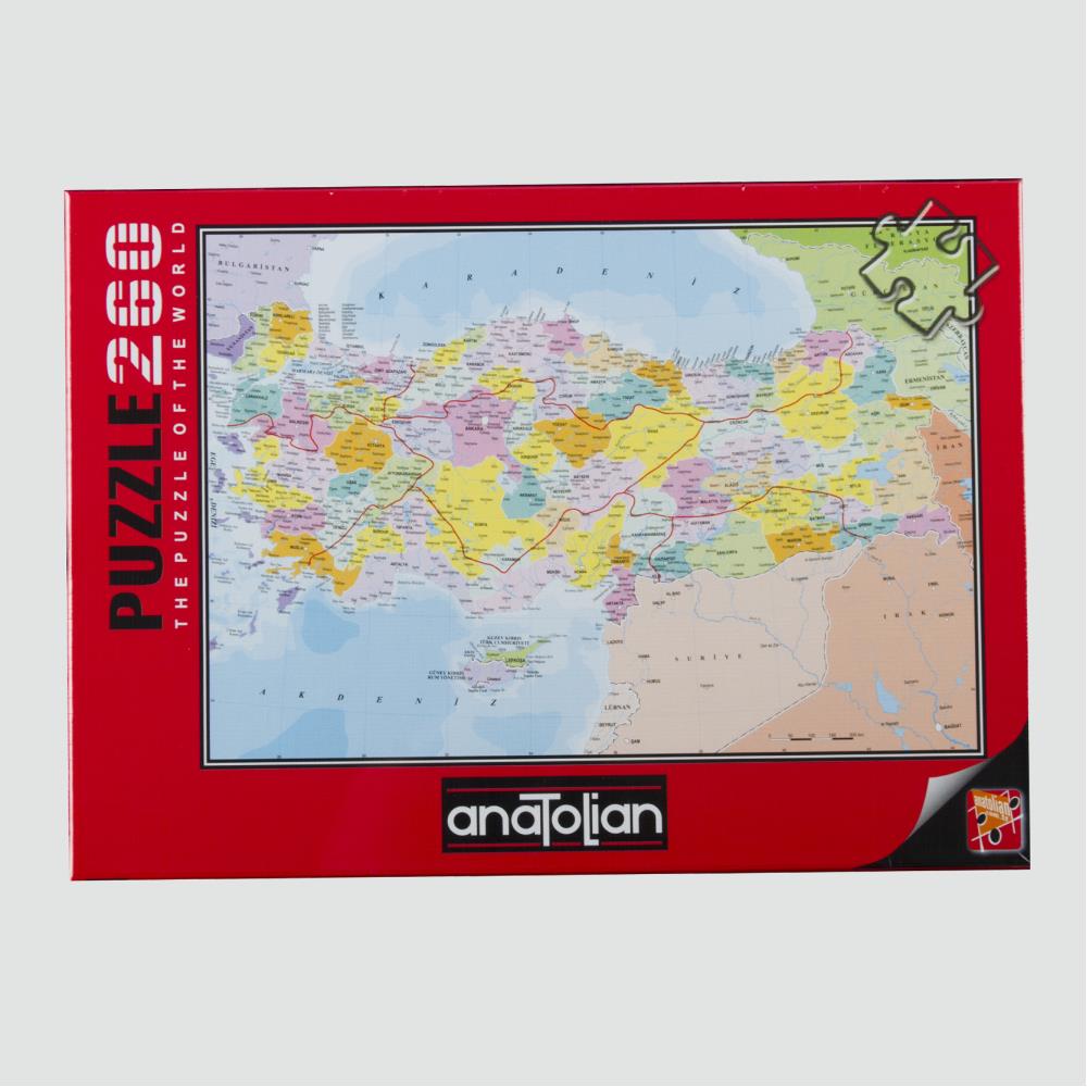 Türkiye Siyasi Haritası 260 Parça Puzzle (3269)