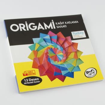 Origami Kağıt Katlama Sanatı 13 Desen 60 Renkli
