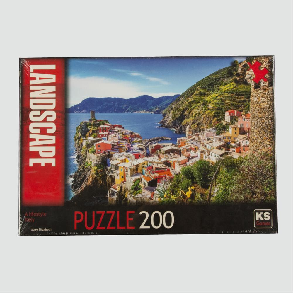 Landscape İtalya Peyzajı 200 Parça Puzzle KS Games