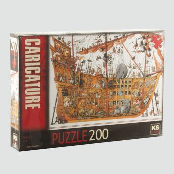 Nuhun Gemisi Karükatür Puzzle 200 Parça KS Games