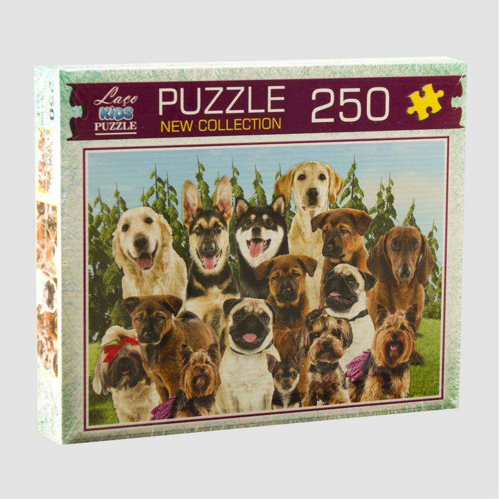 Sevimli Köpekler 250 Parça Puzzle