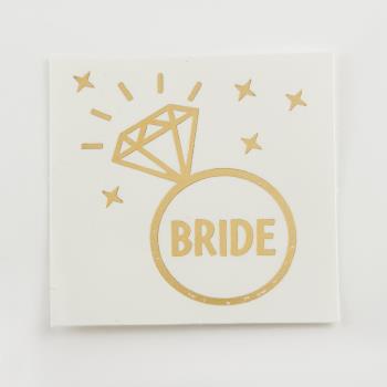 Bride Yazılı Dövme Sticker
