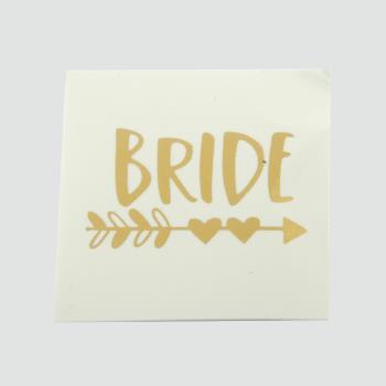 Bride Yazılı Dövme Sticker
