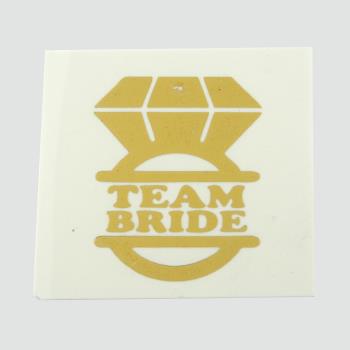 Bride Team Yazılı Dövme Sticker
