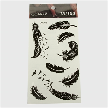 Yaprak Tattoo Dövme Sticker