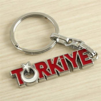 Türkiye Yazılı Metal Anahtarlık
