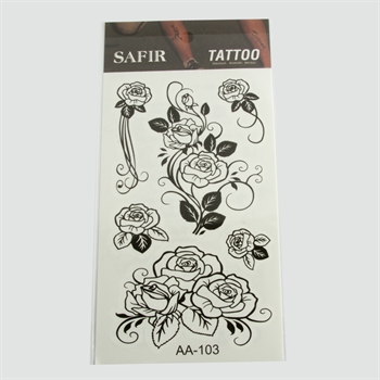 Gül Tattoo Dövme Sticker