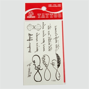 Sonsuzluk Tattoo Dövme Sticker Küçük