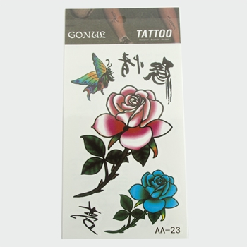 Gül Tattoo Dövme Sticker