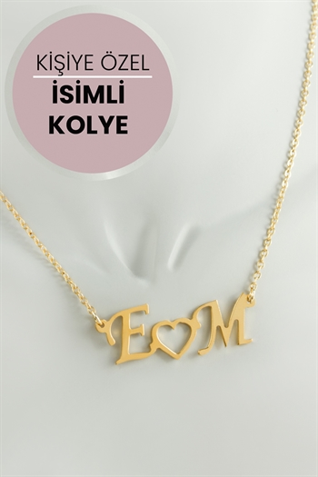 Kişiye Özel İsim Yazılı Kolye