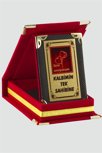 Kalbimin Tek Sahibine Plaketi