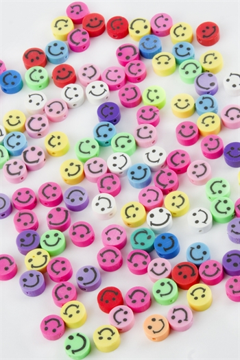 Emoji Fimo Boncuk 100 Adet