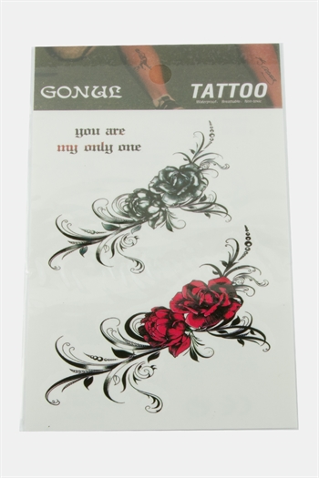 Gül Tattoo Dövme Sticker