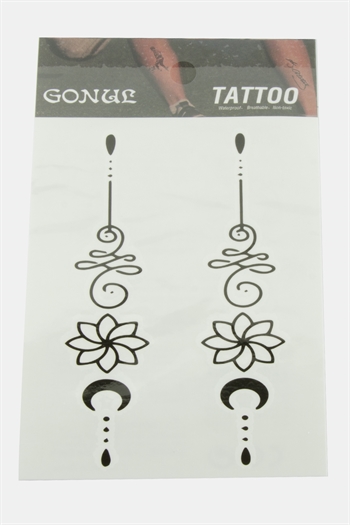 Çiçek Tattoo Dövme Sticker