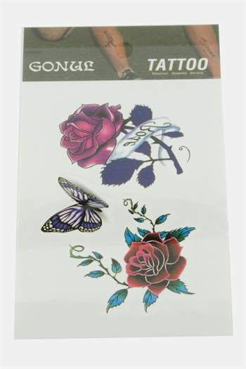 Gül Tattoo Dövme Sticker