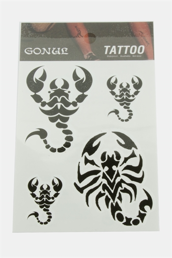 Yengeç Tattoo Dövme Sticker