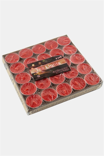 50 Adet Yuvarlak Tealight Mum