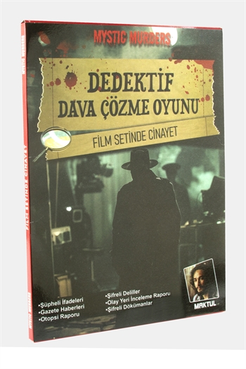 Film Setinde Cinayet Dedektif Dava Çözme Oyunu