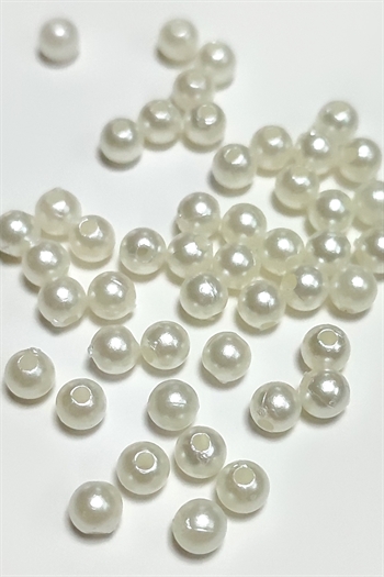 5 mm Delikli İnci Boncuk 500 Gram