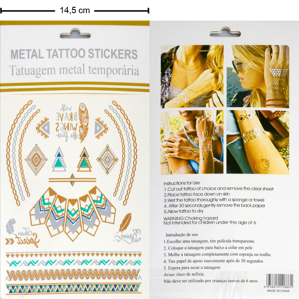Tattoo Dövme Sticker Büyük