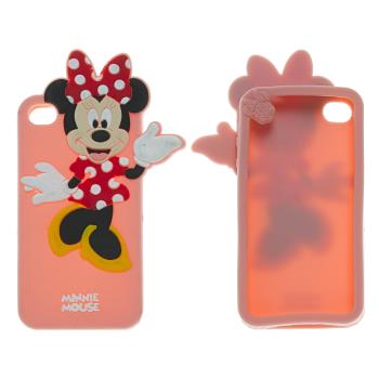iPhone 4 / 4s Pink Minnie Mouse Silikon Kılıf
