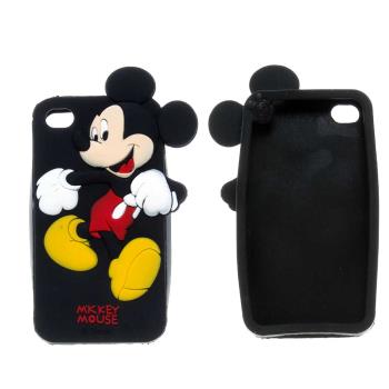 iPhone 4 / 4s Pink Mickey Mouse Silikon Kılıf
