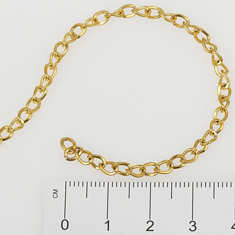 36 0,6 mm Gold Zincir 1 Metre