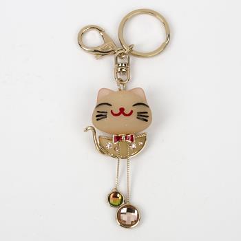 Hello Kitty Taşlı Anahtarlık
